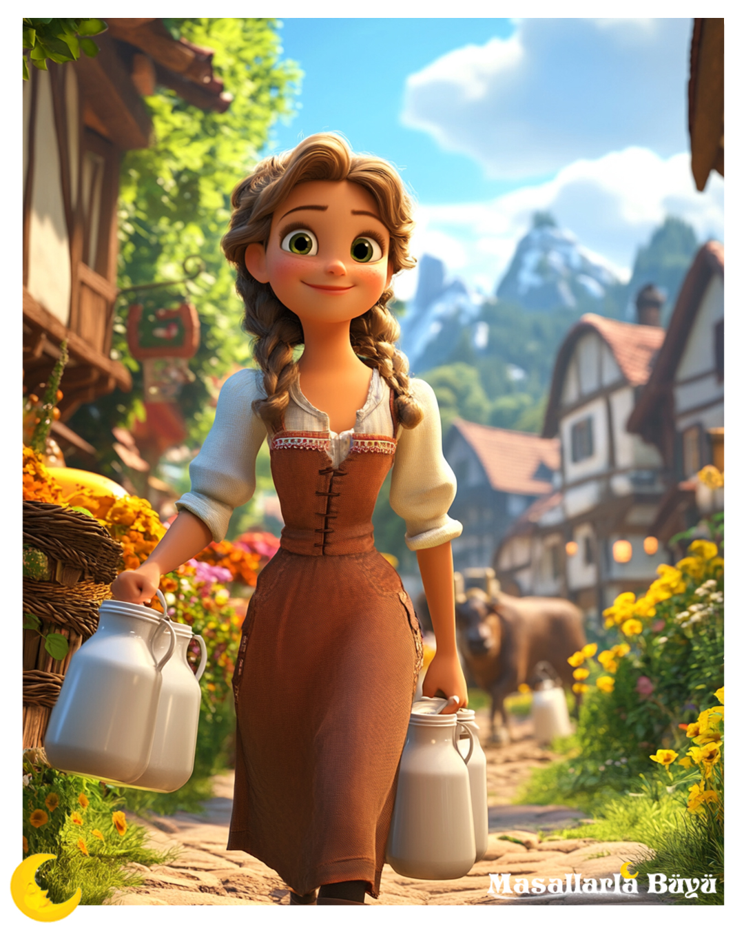 sütçünün kızı masalı, en güzel masal sitesi