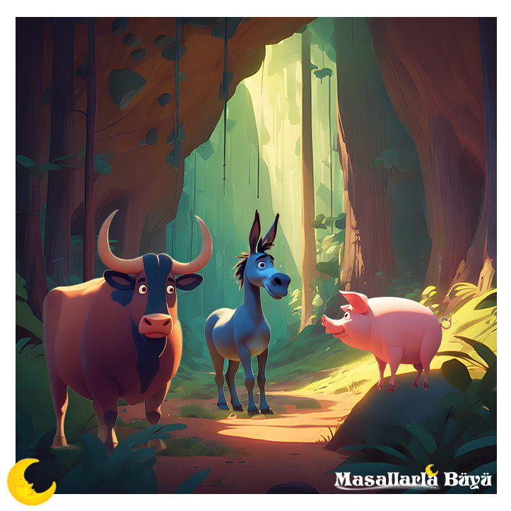 yaşlı aslanın öğüdü, resimli masallar