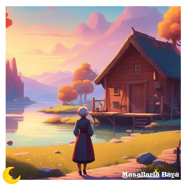 göl kenarında küçük bir ev parmak kız masalı