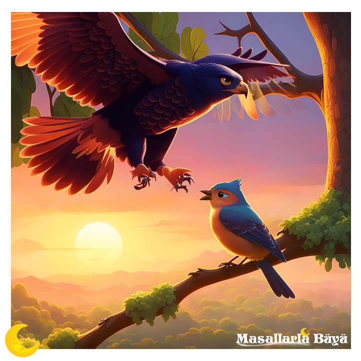 atmaca ve bülbül masalı, bülbül