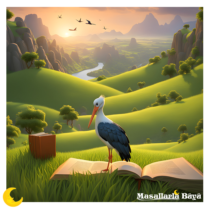 Resimli Leylek ve kurt masalı oku,