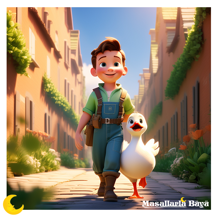 şanslı hans ve kaz masalı