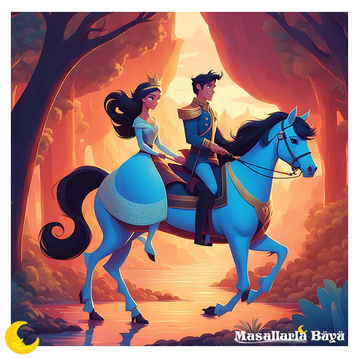 tılsım masalı, prens ve prenses at