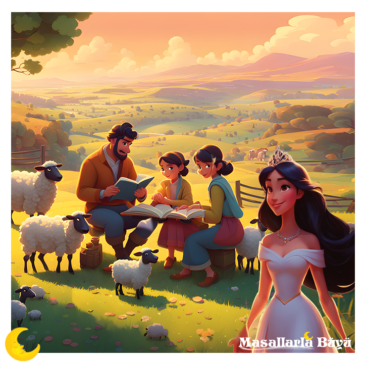 tılsım masalı, prenses ve çoban ailesi