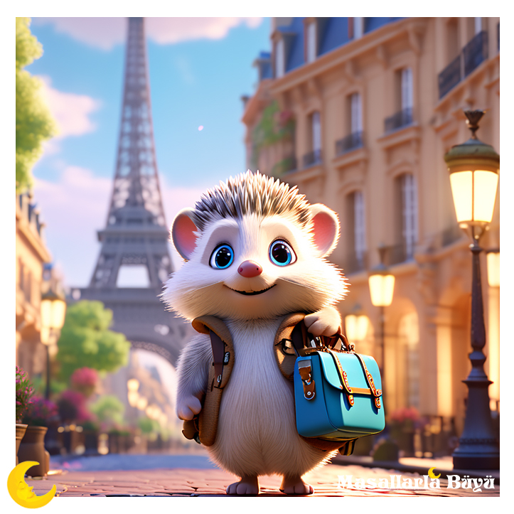 Dünyayı görmek isteyen kirpi, Paris