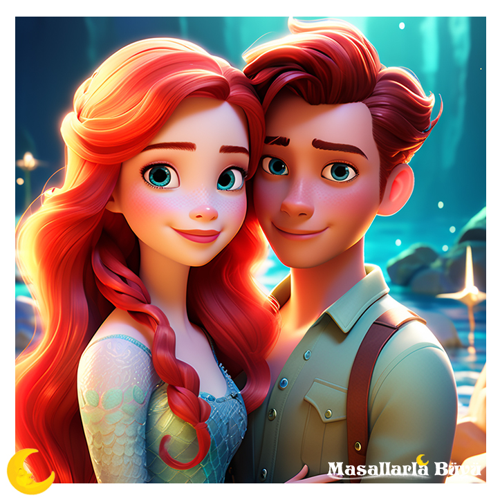 resimli küçük deniz kızı masalı