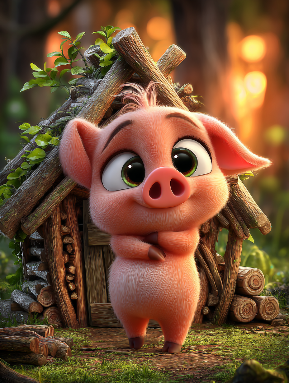 üç küçük domuzcuk masalı oku