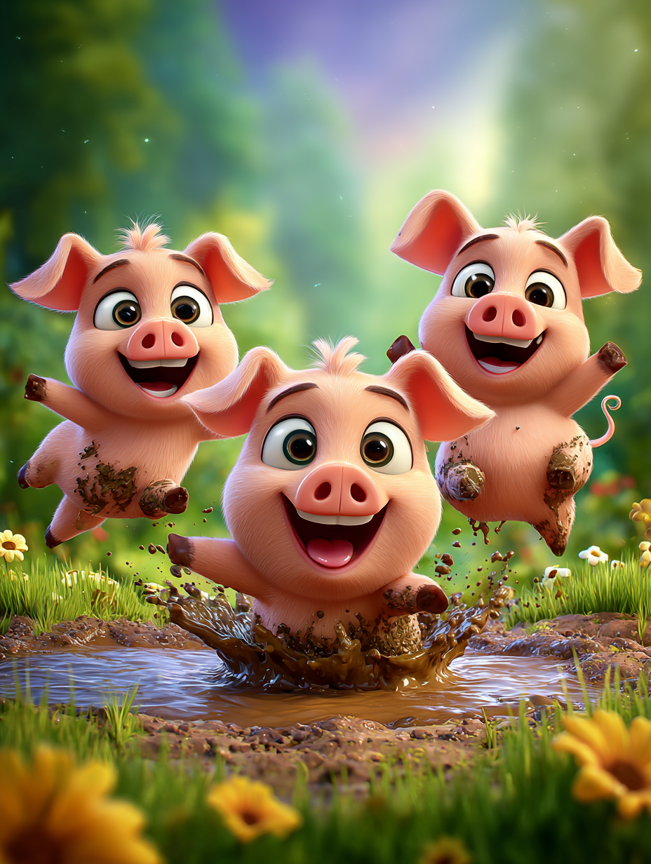 üç küçük domuzcuk masalı oku