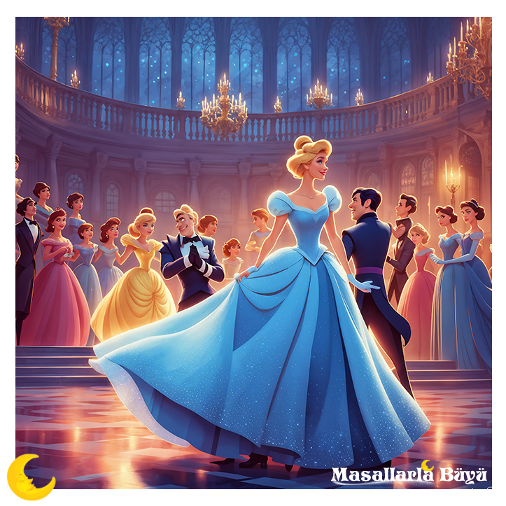 külkedisi masalı oku, sindirella baloda