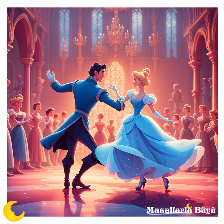 sindirella masalı prensle dans