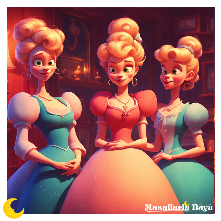 sindirella masalı - üvey kız kardeşler