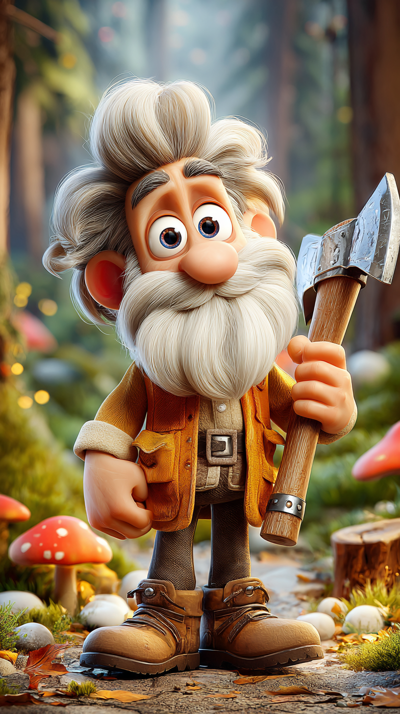 Ormanda baltasını kaybeden oduncunun karşısına elinde baltayla çıkan yaşlı adamın sahnesi