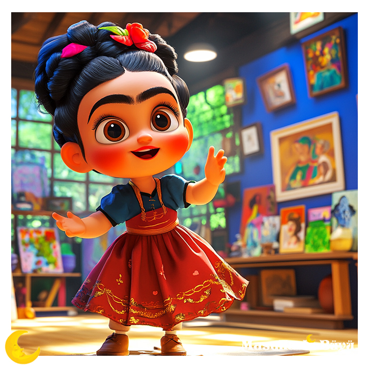 frida kahlo resimli çocuk masalı oku